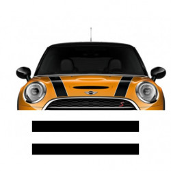 Mini one cooper 2 Bandes capots -Kit Complet - voiture Sticker Autocollant Graphic Decals
