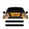 Mini One Cooper kit bandes capot autocollantes Fun Stickers