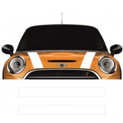 Mini One Cooper kit bandes capot autocollantes Fun Stickers