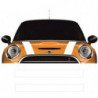 Mini One Cooper kit bandes capot autocollantes Fun Stickers