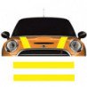 Mini One Cooper kit bandes capot autocollantes Fun Stickers