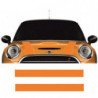 Mini One Cooper kit bandes capot autocollantes Fun Stickers