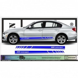 BMW Motorsport stripping lateral 180 cm bande decorative racing Fun Stickers