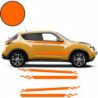 Nissan Juke double bandes damiers kit complet autocollant Fun Stickers