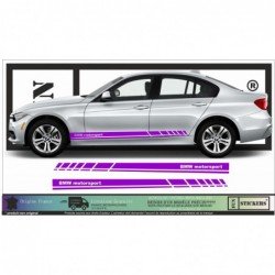 BMW M - Series 1 2 3 4 5 6 7 X1 X2 X3 X4 X5 X6 Caisse Bottom Bands - Tuning Sticker Sticker Graphic Decals