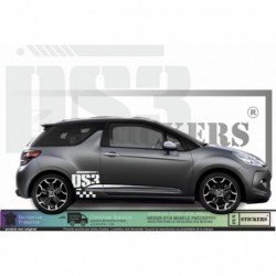 Citraen DS3 - Logos stickers side and hood - Tuning Sticker Sticker Graphic Decals