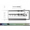 Fiat 500 bandes laterales ZIP kit complet autocollant decoration Fun Stickers