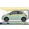 Fiat 500 bandes integrales kit complet autocollant decoration Fun Stickers