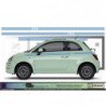 Fiat 500 bandes integrales kit complet autocollant decoration Fun Stickers