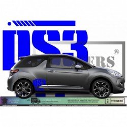 Citroen DS3 Racing KC sticker lateral kit logo aile portiere Fun Stickers