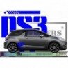 Citroen DS3 Racing KC sticker lateral kit logo aile portiere Fun Stickers