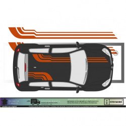 Rallye deco universelle kit complet autocollant voiture sticker Fun Stickers