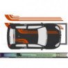 Rallye deco universelle kit complet autocollant voiture sticker Fun Stickers