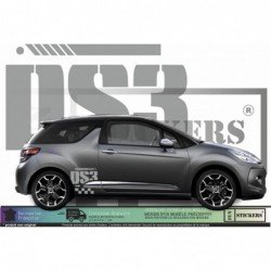 Citraen DS3 - Logos stickers side and hood - Tuning Sticker Sticker Graphic Decals