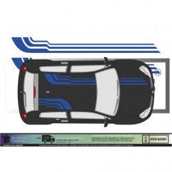 Rallye deco universelle kit complet autocollant voiture sticker Fun Stickers