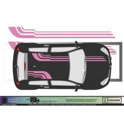 Rallye deco universelle kit complet autocollant voiture sticker Fun Stickers