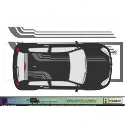 Rallye deco universelle kit complet autocollant voiture sticker Fun Stickers