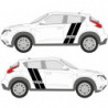 NISSAN JUKE Doubles Bandes latérales-  - Kit Complet - voiture Sticker Autocollant Graphic Decals