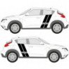 Nissan Juke doubles bandes laterales kit complet autocollant Fun Stickers