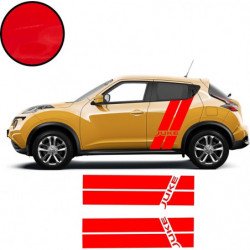 Nissan Juke doubles bandes laterales kit complet autocollant Fun Stickers