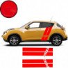 Nissan Juke doubles bandes laterales kit complet autocollant Fun Stickers