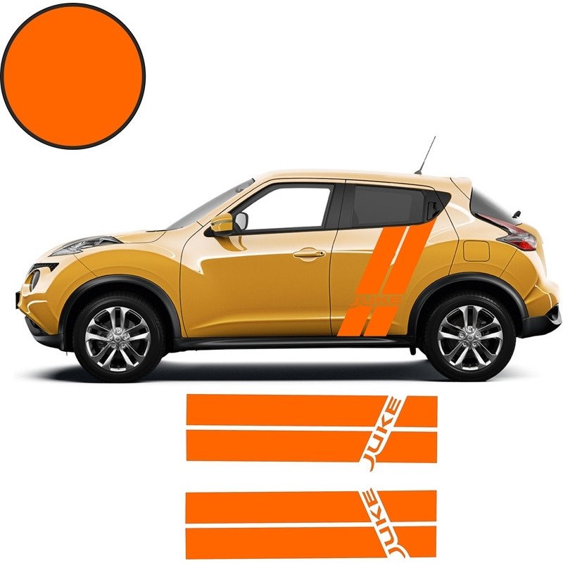 Nissan Juke doubles bandes laterales kit complet autocollant Fun Stickers
