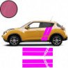 Nissan Juke doubles bandes laterales kit complet autocollant Fun Stickers