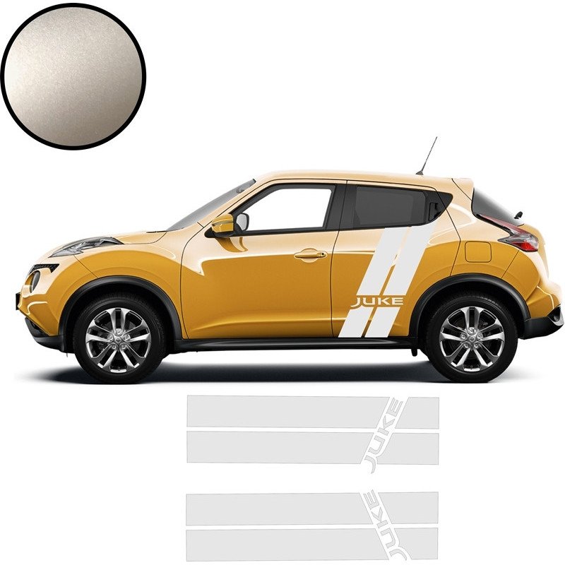 Nissan Juke doubles bandes laterales kit complet autocollant Fun Stickers