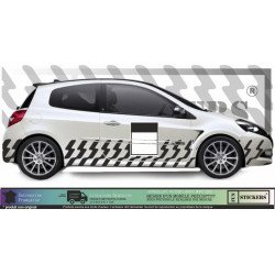 Deco rallye universelle kit complet autocollant voiture sticker Fun Stickers