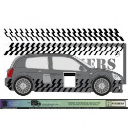 Deco rallye universelle kit complet autocollant voiture sticker Fun Stickers