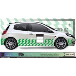 Deco rallye universelle kit complet autocollant voiture sticker Fun Stickers