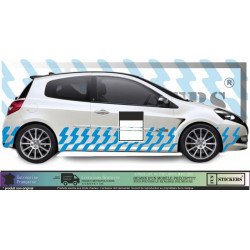 Deco rallye universelle kit complet autocollant voiture sticker Fun Stickers