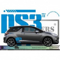 Citroen DS3 kit logos stickers lateraux capot tuning Fun Stickers