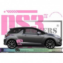 Citroen DS3 kit logos stickers lateraux capot tuning Fun Stickers