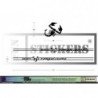 Fiat 500 bandes 595 Competizione Abarth noir kit complet autocollant Fun Stickers