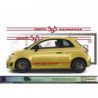 Fiat Abarth 595 Esse Esse bas de caisse noir kit complet autocollant Fun Stickers