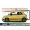 Fiat Abarth 595 Esse Esse bas de caisse noir kit complet autocollant Fun Stickers
