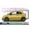 Fiat Abarth 595 Esse Esse bas de caisse noir kit complet autocollant Fun Stickers