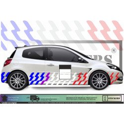 UNIVERSELLE déco rallye-  - Kit Complet - voiture Sticker Autocollant Graphic Decals