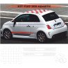 Fiat 500 kit complet effet Abarth Scorpion sticker autocollant Fun Stickers