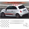 Fiat 500 kit complet effet Abarth Scorpion sticker autocollant Fun Stickers