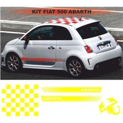 Fiat 500 kit complet effet Abarth Scorpion sticker autocollant Fun Stickers
