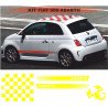 Fiat 500 kit complet effet Abarth Scorpion sticker autocollant Fun Stickers