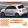 Fiat 500 kit complet effet Abarth Scorpion sticker autocollant Fun Stickers