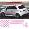 Fiat 500 kit complet effet Abarth Scorpion sticker autocollant Fun Stickers