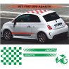Fiat 500 kit complet effet Abarth Scorpion sticker autocollant Fun Stickers