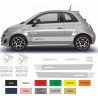 Fiat 500 kit competition Motul sponsor autocollant sticker tuning Fun Stickers