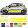 Fiat 500 kit competition Motul sponsor autocollant sticker tuning Fun Stickers