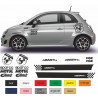 Fiat 500 Abarth Strips Down sticker sticker decoration crates