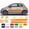 Fiat 500 kit competition Motul sponsor autocollant sticker tuning Fun Stickers